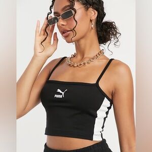 Puma Black and White Crop Top